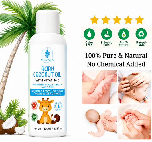 Premium & 100% Natural Newborn Baby Skin Care Gift Set, Pack of 6
