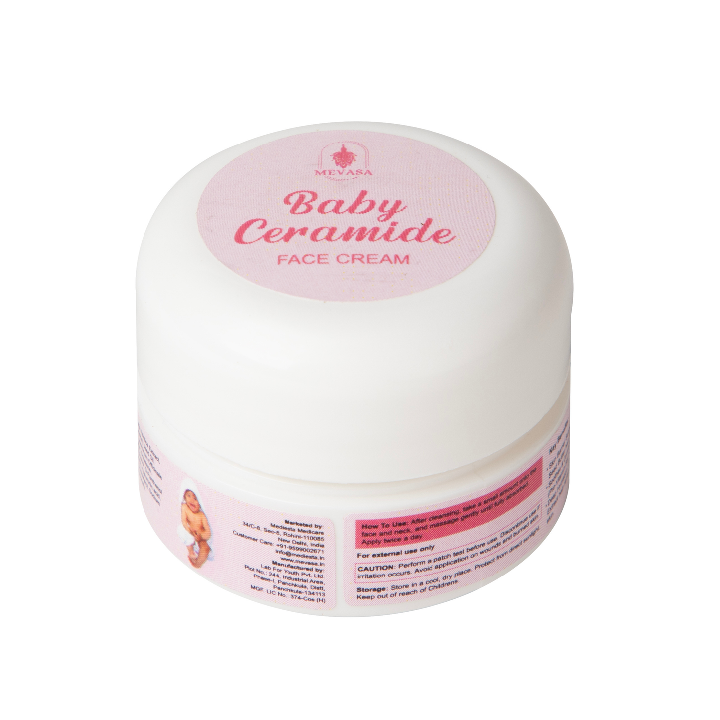 Mevasa Baby Ceramide Face Cream 30g