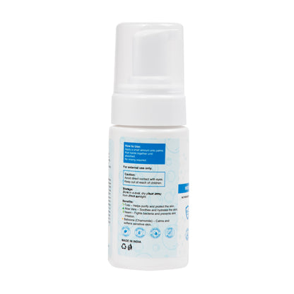 Advanced Waterless Foam Handwash 100ml | 100% Natural Plant-Based, Gentle for Baby & Kids | Instant Clean, No Rinse, Quick Absorb & Non-Sticky Hand Cleanser