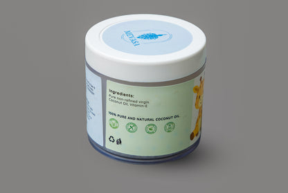 Virgin Coconut Baby Massage Oil with Vitamin E – 100% Natural (100ml)