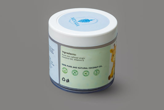 Virgin Coconut Baby Massage Oil with Vitamin E – 100% Natural (100ml)