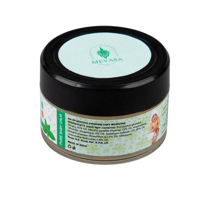 Mevasa Camphor Free Nosy Posy Natural Baby Vaporub for Cold & Cough