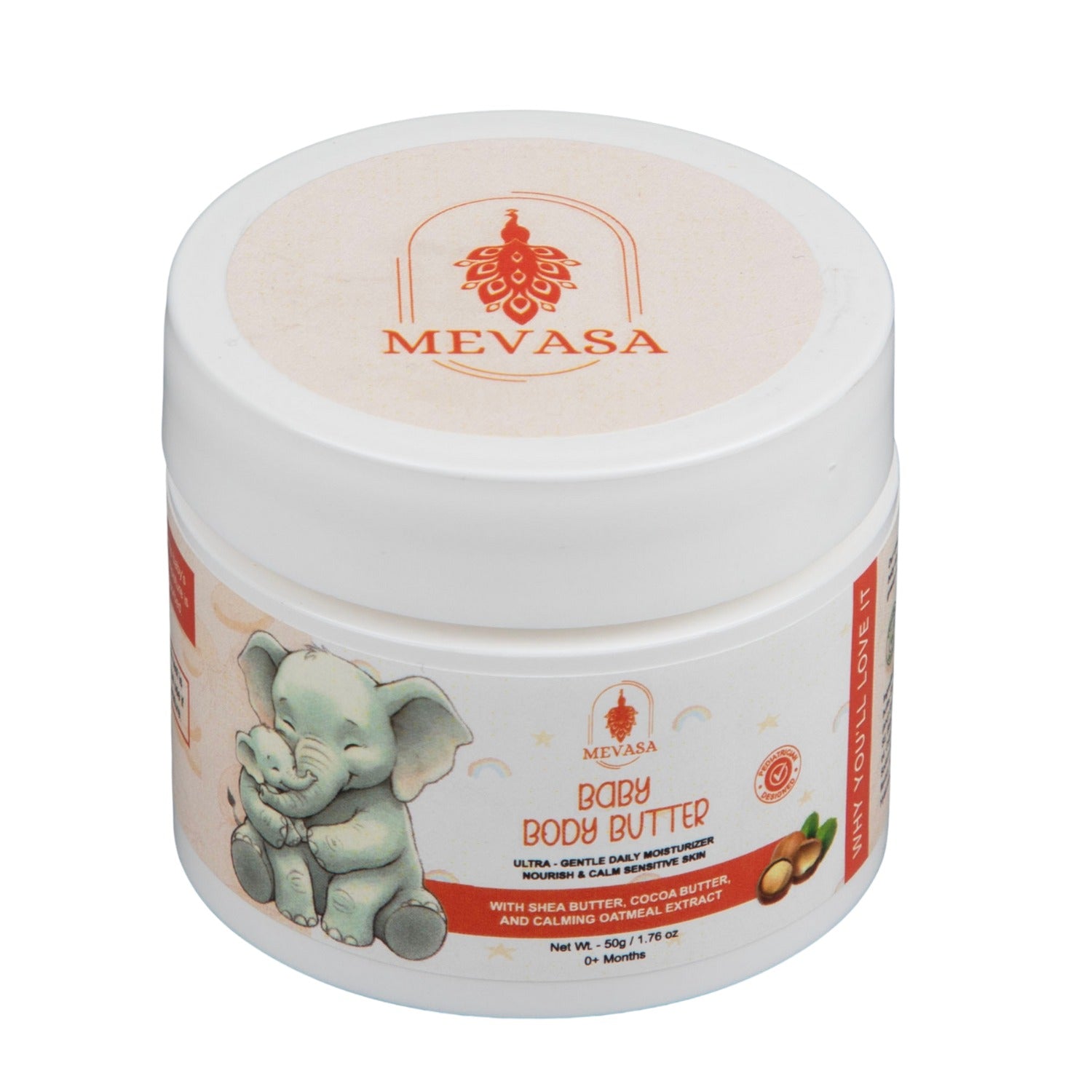 Natural baby moisturizer cream for dry skin