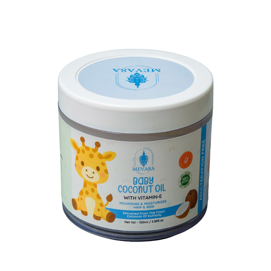 Virgin Coconut Baby Massage Oil with Vitamin E – 100% Natural (100ml)