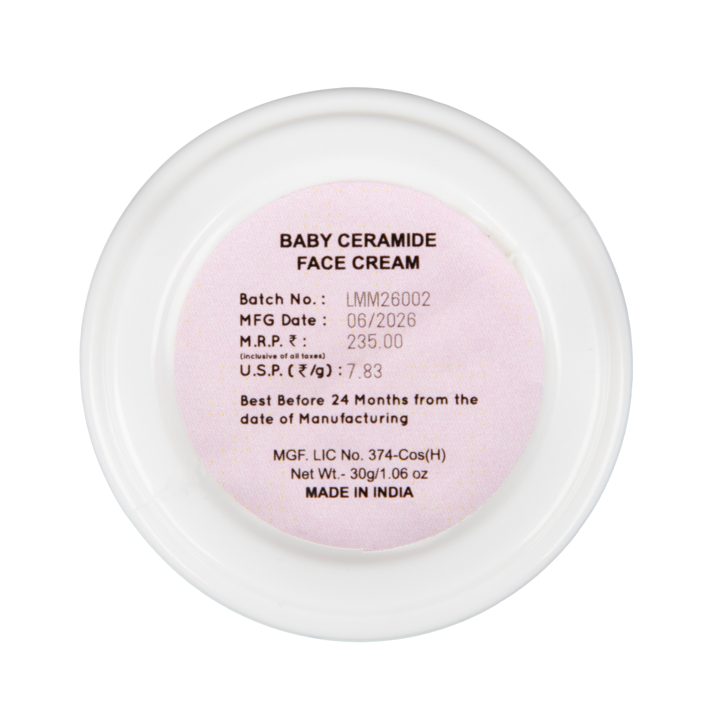 Mevasa Baby Ceramide Face Cream & Gentle Milky Baby Body Wash | Tear-Free, pH Balanced