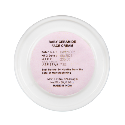 Mevasa Baby Ceramide Face Cream & Gentle Milky Baby Body Wash | Tear-Free, pH Balanced