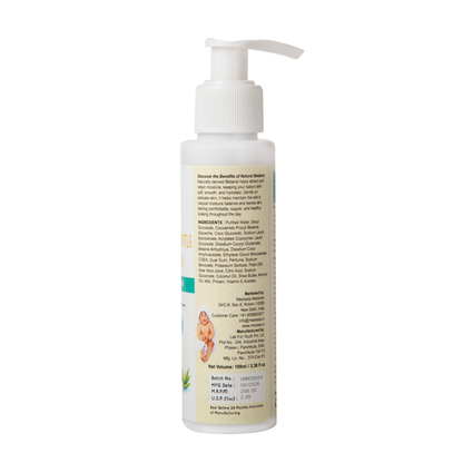 Mevasa Baby Ceramide Face Cream & Gentle Milky Baby Body Wash | Tear-Free, pH Balanced