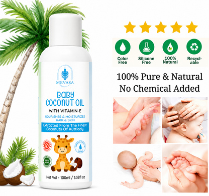 Premium & 100% Natural Newborn Baby Skin Care Gift Set, Pack of 6