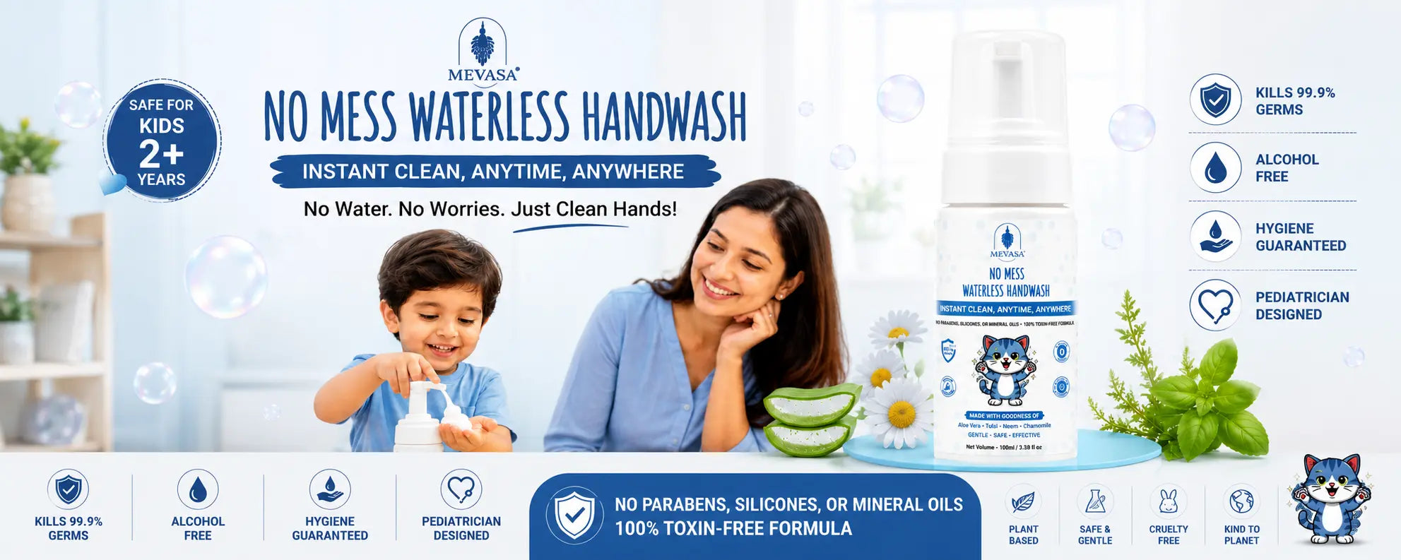 Advanced Waterless Foam Handwash