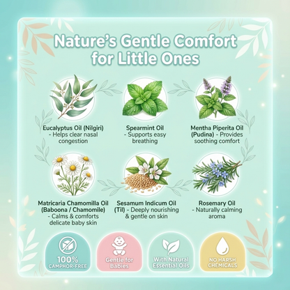 ingredients of baby cold relief balm