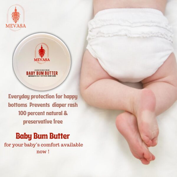 Natural Baby Bum Butter Diaper Rash Cream for Newborn Baby, Nappy rash cream