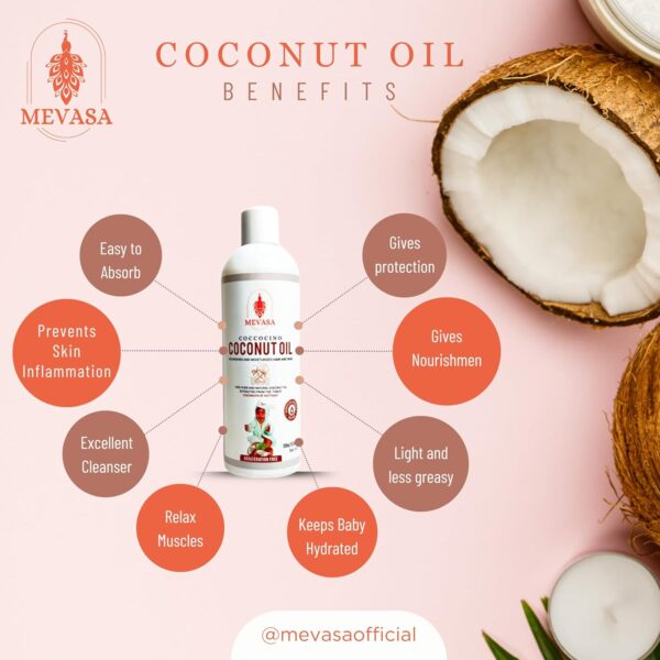 Natural Virgin Baby coconut oil, Cold Pressed oil