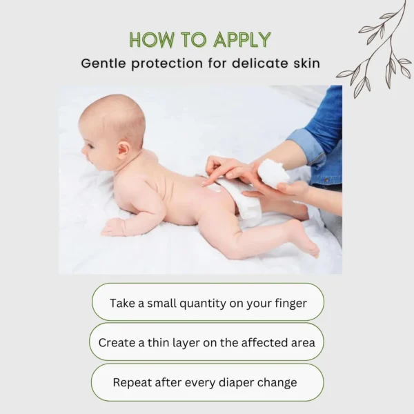 Natural Baby Bum Butter Diaper Rash Cream for Newborn Baby, Nappy rash cream